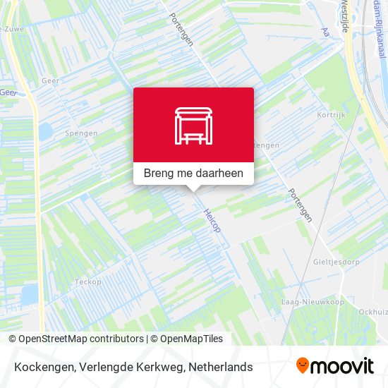 Kockengen, Verlengde Kerkweg kaart