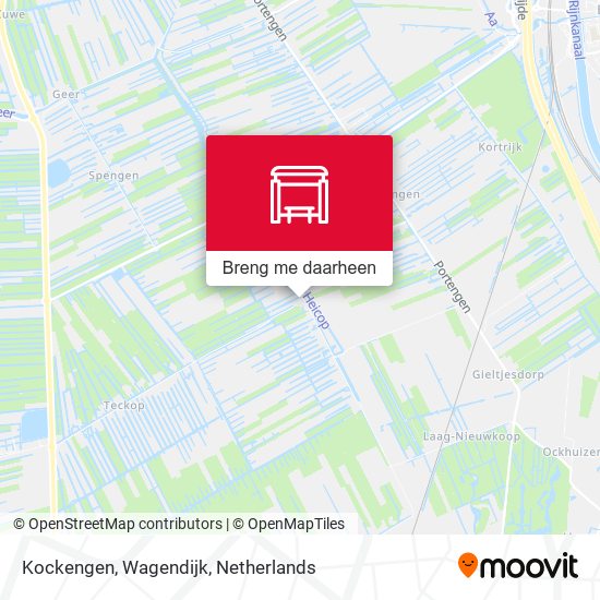 Kockengen, Wagendijk kaart