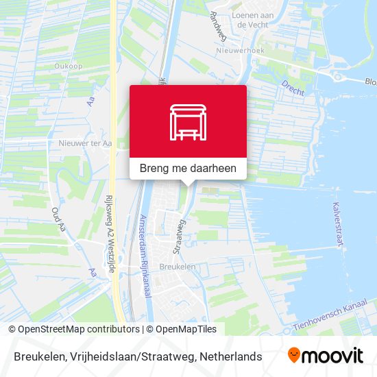Breukelen, Vrijheidslaan / Straatweg kaart