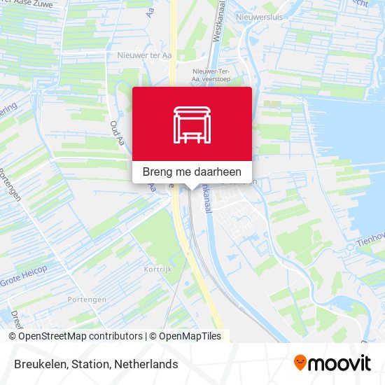 Breukelen, Station kaart