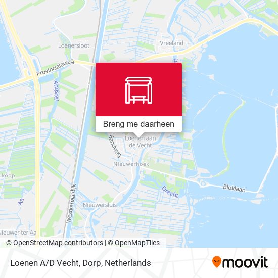 Loenen A/D Vecht, Dorp kaart