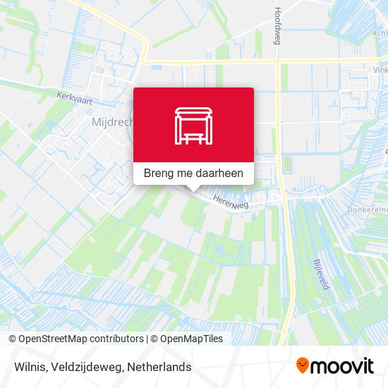 Wilnis, Veldzijdeweg kaart