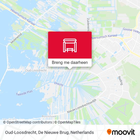 Oud-Loosdrecht, De Nieuwe Brug kaart