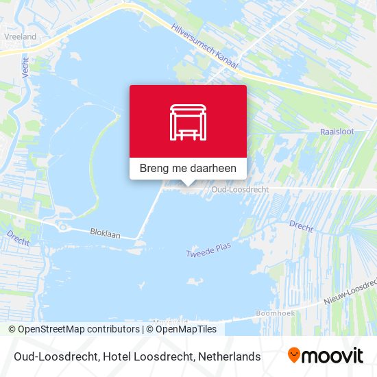 Oud-Loosdrecht, Hotel Loosdrecht kaart