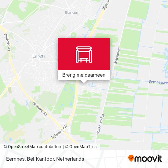 Eemnes, Bel-Kantoor kaart