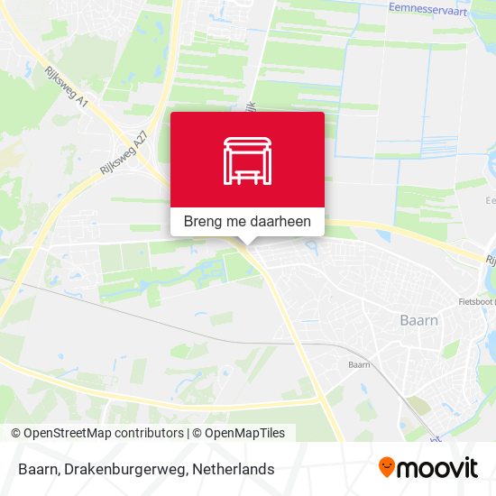 Baarn, Drakenburgerweg kaart