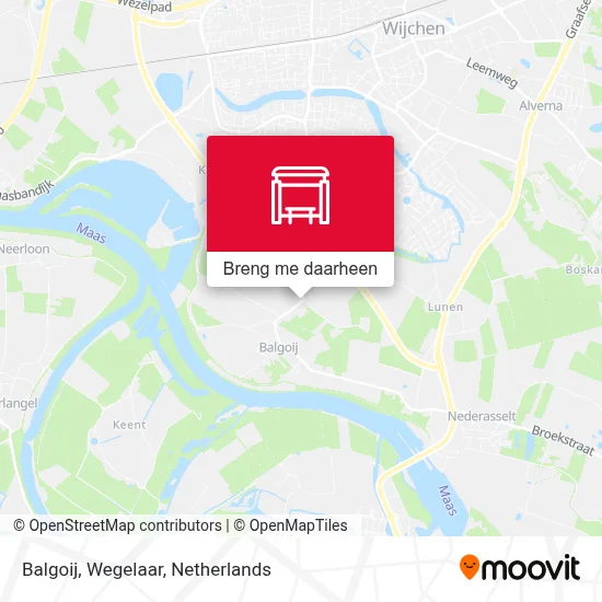 Balgoij, Wegelaar kaart