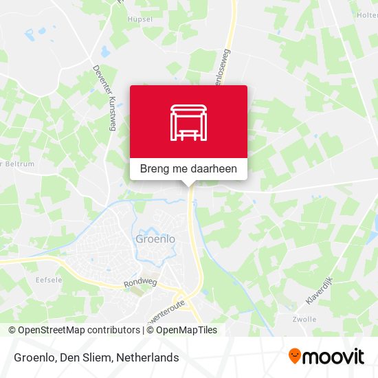 Groenlo, Den Sliem kaart