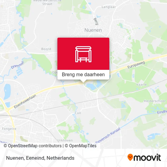 Nuenen, Eeneind kaart