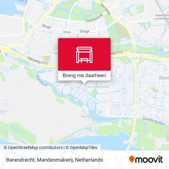 Barendrecht, Mandenmakerij kaart