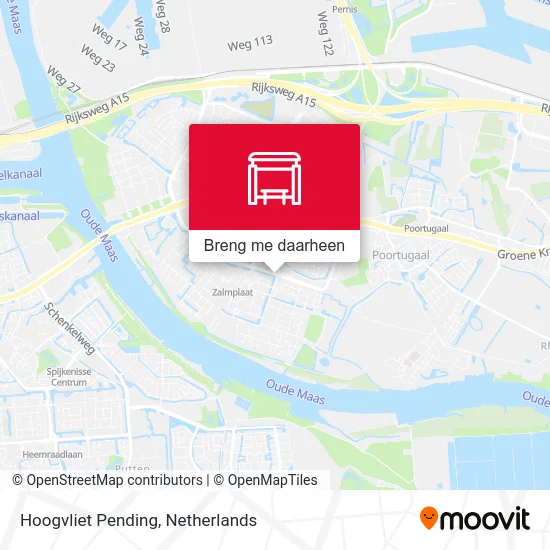 Hoogvliet Pending kaart