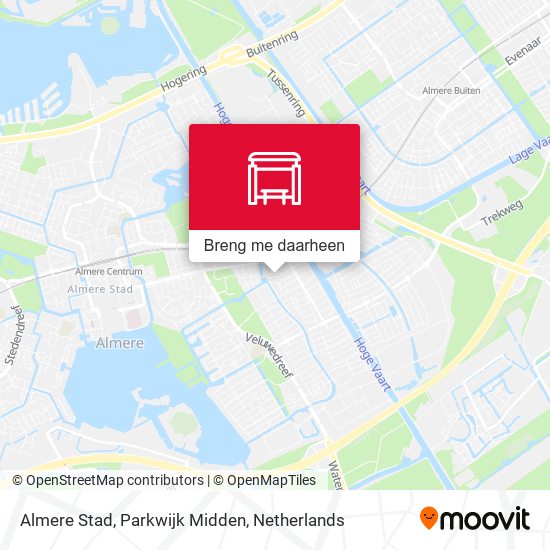 Almere Stad, Parkwijk Midden kaart