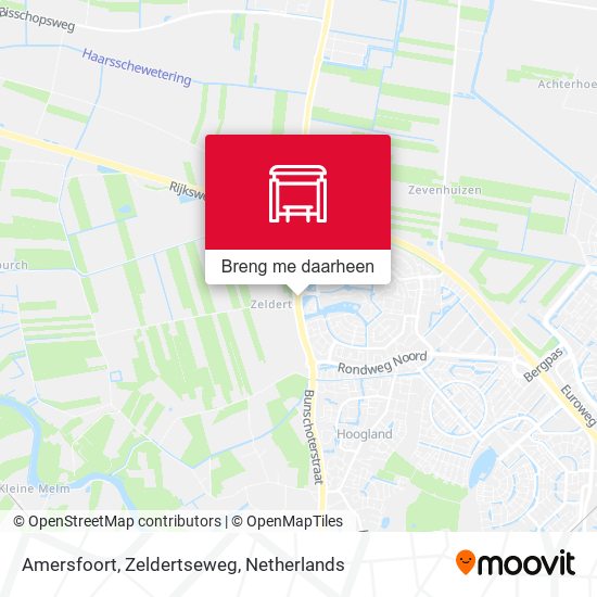 Amersfoort, Zeldertseweg kaart