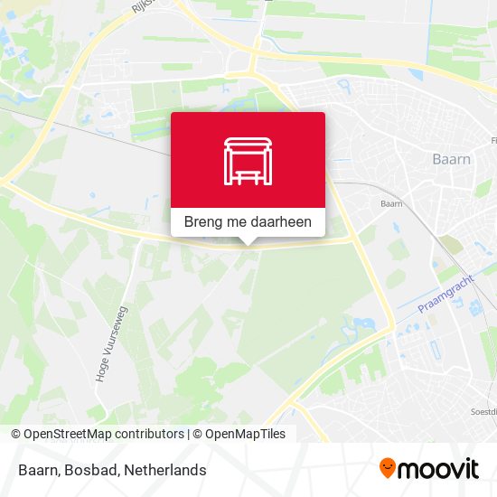 Baarn, Bosbad kaart