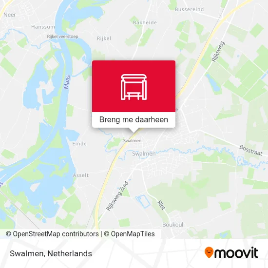 Swalmen kaart