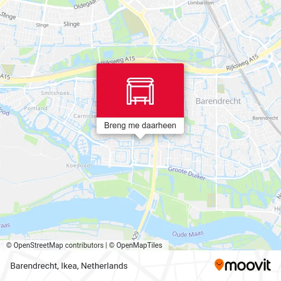 Barendrecht, Ikea kaart