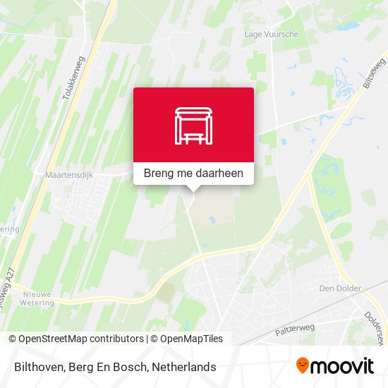 Bilthoven, Berg En Bosch kaart