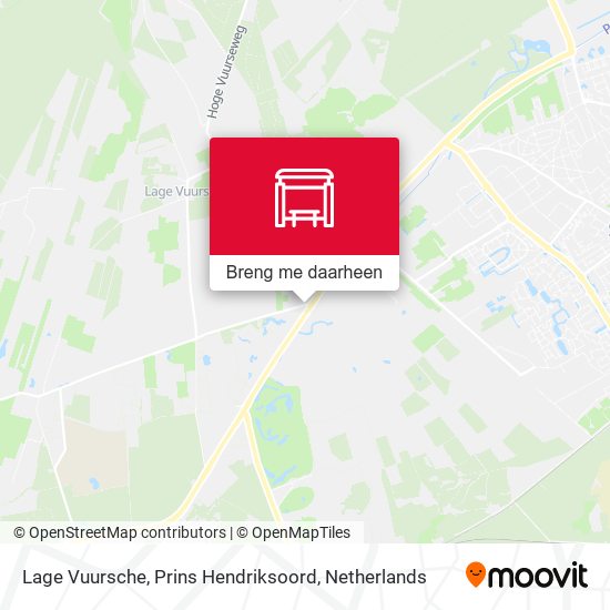 Lage Vuursche, Prins Hendriksoord kaart
