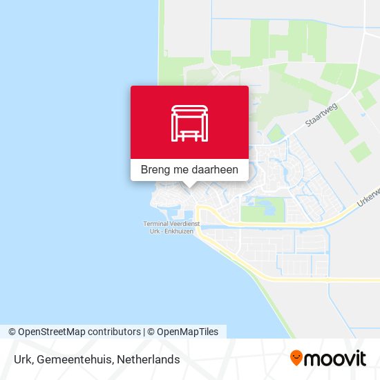 Urk, Gemeentehuis kaart