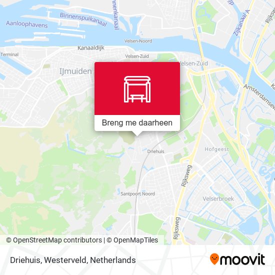 Driehuis, Westerveld kaart