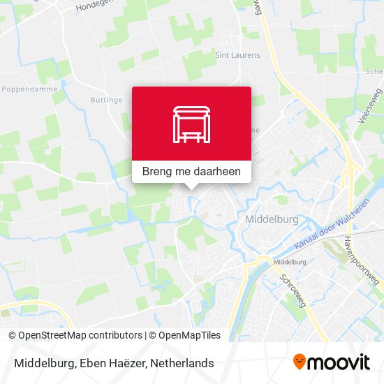 Middelburg, Eben Haëzer kaart