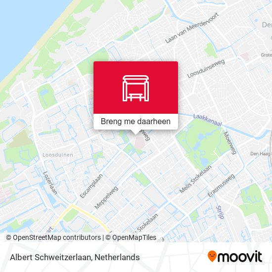 Albert Schweitzerlaan kaart