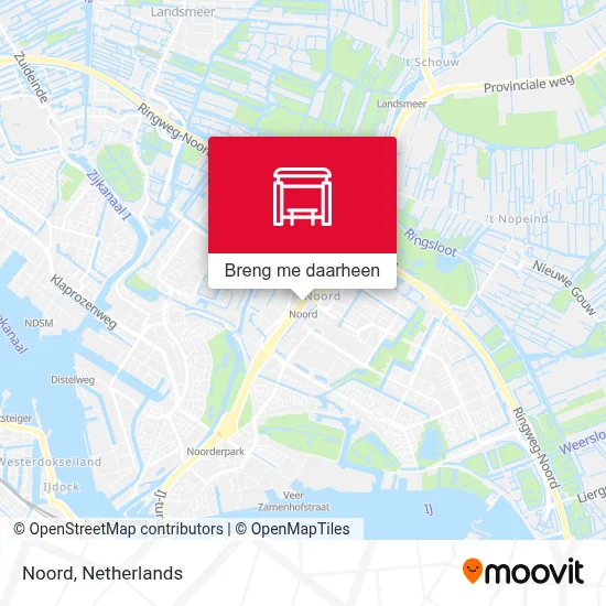 Noord kaart