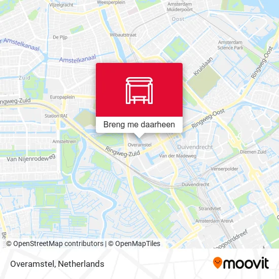 Overamstel kaart
