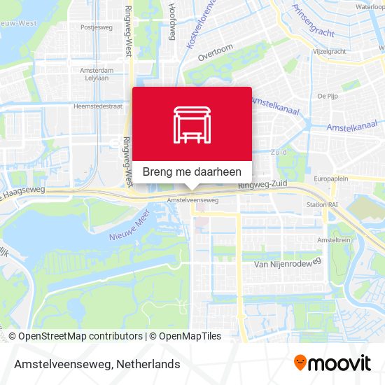 Amstelveenseweg kaart