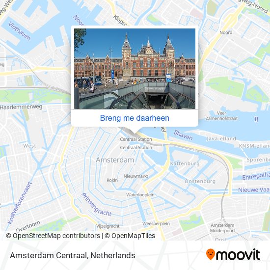 Amsterdam Centraal kaart