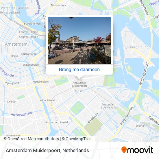 Amsterdam Muiderpoort kaart