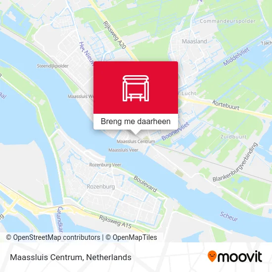 Maassluis Centrum kaart