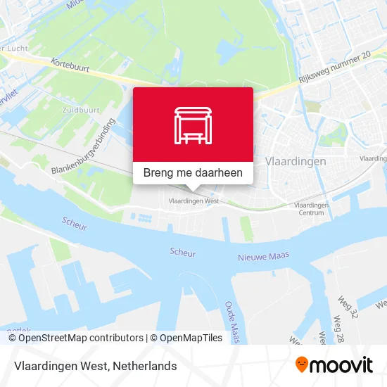 Vlaardingen West kaart