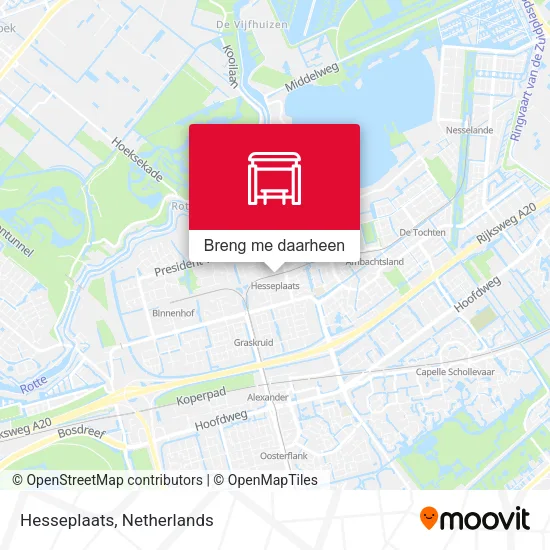 Hesseplaats kaart