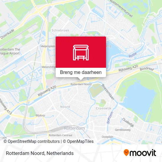 Rotterdam Noord kaart