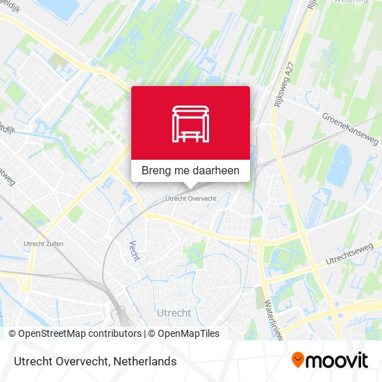 Utrecht Overvecht kaart