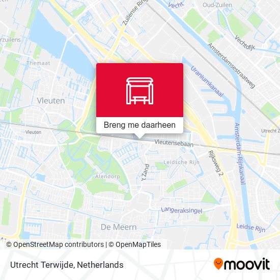 Utrecht Terwijde kaart