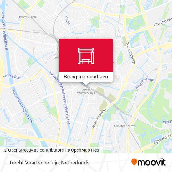 Utrecht Vaartsche Rijn kaart