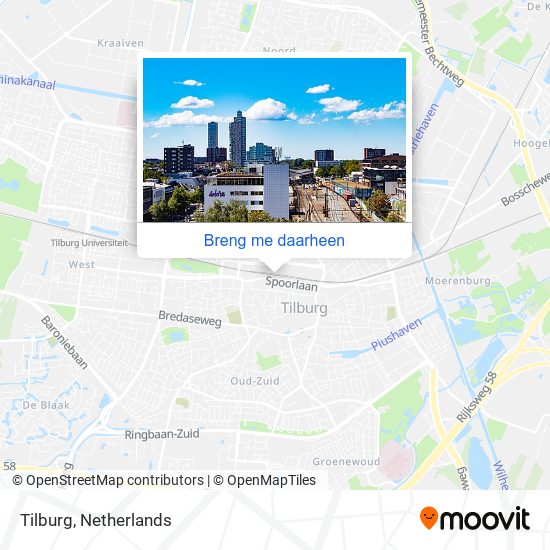 Tilburg kaart