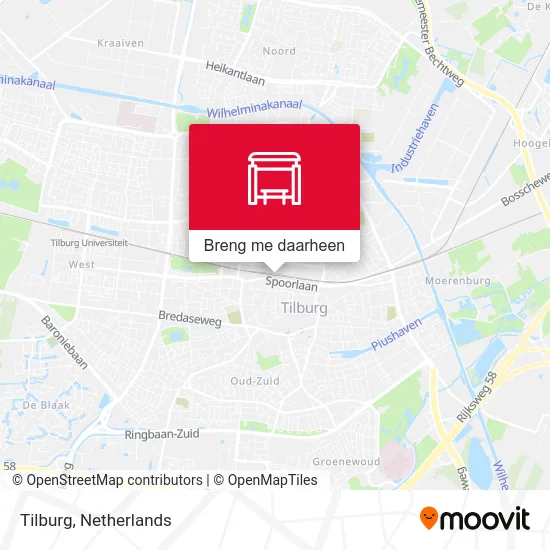 Tilburg kaart