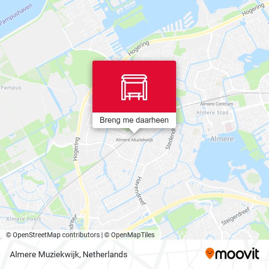 Almere Muziekwijk kaart