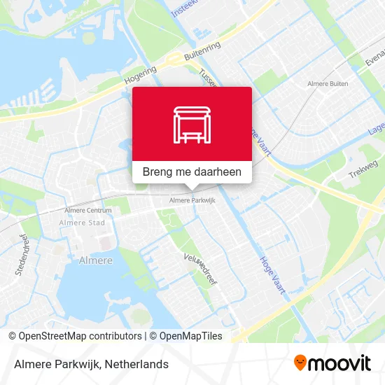Almere Parkwijk kaart