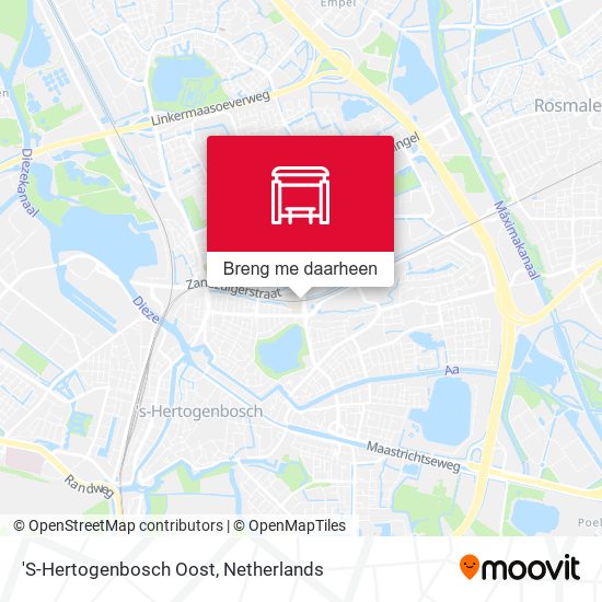 'S-Hertogenbosch Oost kaart