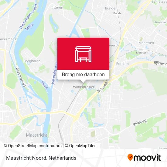 Maastricht Noord kaart