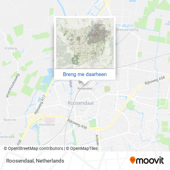 Roosendaal kaart