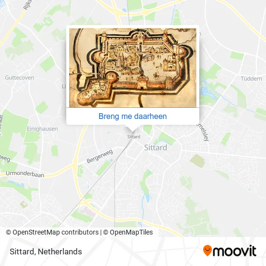Sittard kaart