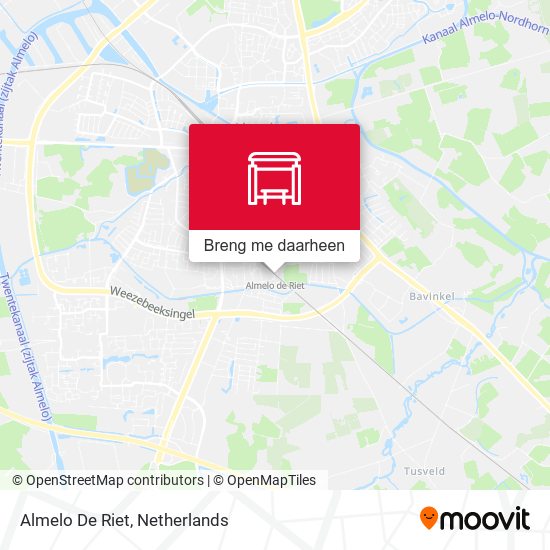 Almelo De Riet kaart