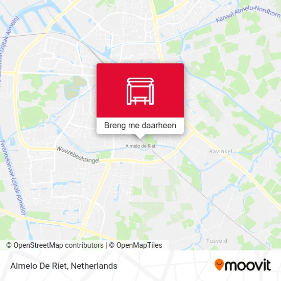 Almelo De Riet kaart
