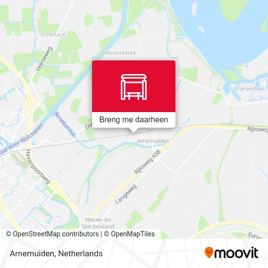 Arnemuiden kaart