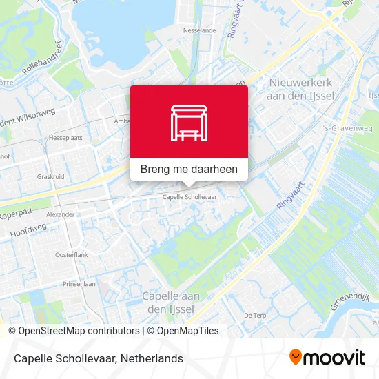 Capelle Schollevaar kaart
